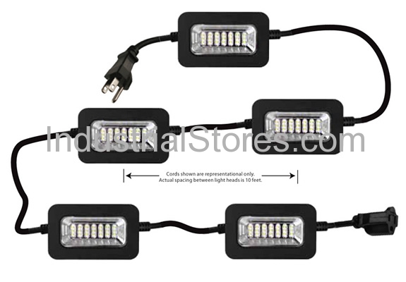 Keystone 420 Utility Lighting LED String Light (5 Heads)
