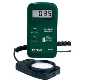 Extech 401027 Pocket-Sized Foot Candle Light Meter, 2000Fc