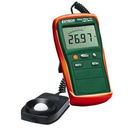 Extech EA31 EasyView Light Meter with NIST Traceable Calibration, 20,000Fc/20,000Lux