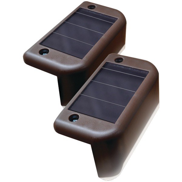 MAXSA INNOVATIONS 47332 Solar-Powered Deck Lights, 4 pk