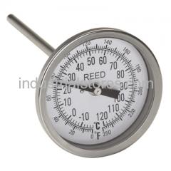 Reed T3004-550 Thermometer Bi-Metal3" Dial4" Stem50/550F