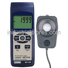 Reed SD-1128 Light Meter/Type J/K Thermometer Data Logger 100000 Lux